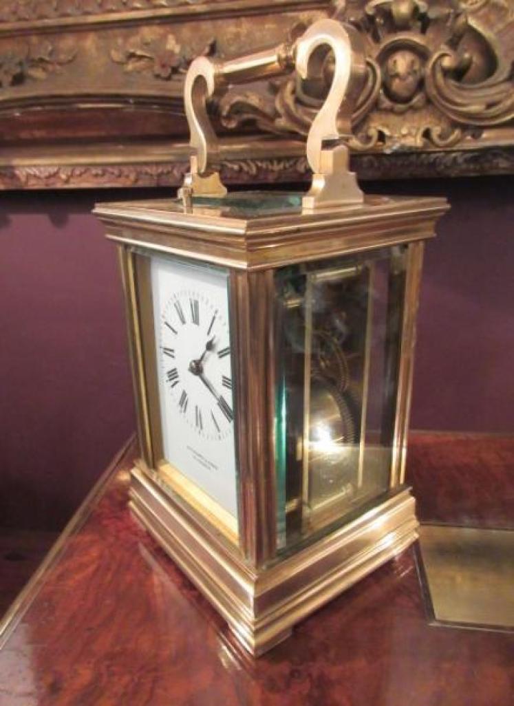 19th Century French Striking & Repeating Carriage Clock - Image 5
