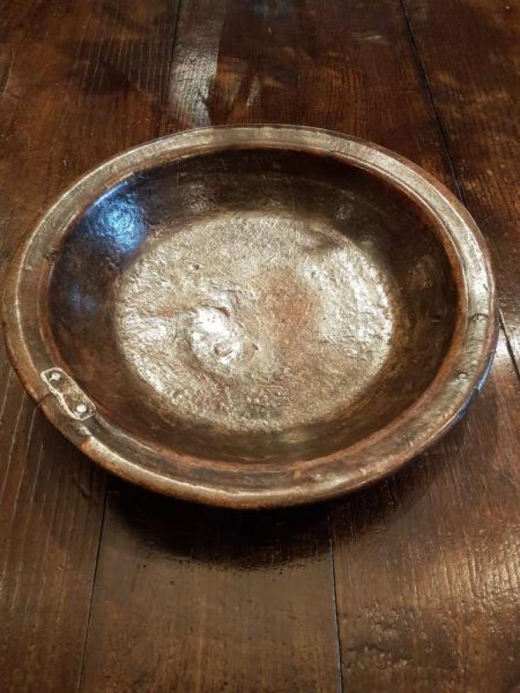 Antique Welsh Fruitwood Cawl Bowl - Image 4