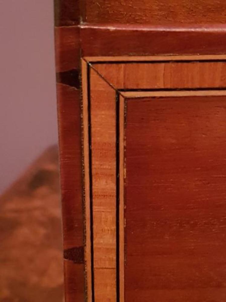 Fine Quality Late Victorian Mahogany Waterfall Letter Rack - Image 4