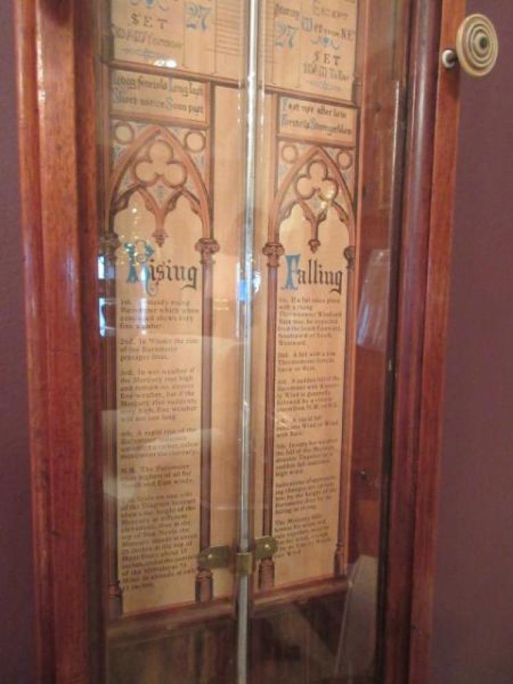 Superb Antique Walnut Admiral Fitzroy Barometer - Image 3