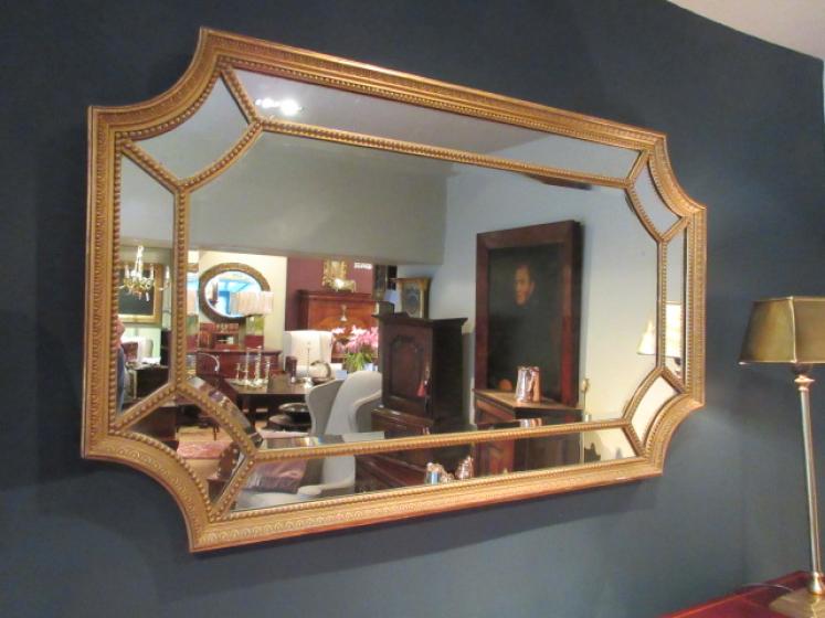 Regency Period Timber & Plaster Gilt Mirror - Image 1