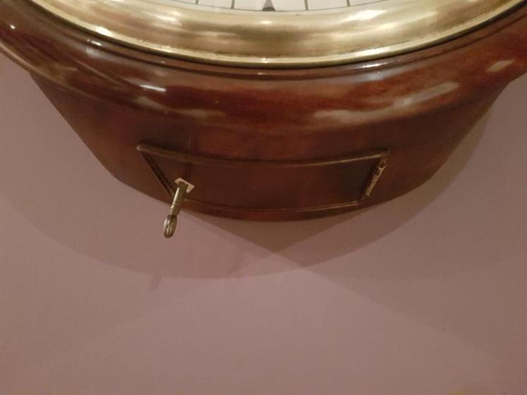 Superb Mid Victorian Convex Fusee Dial Clock By Milburn Of Darlington  - Image 3