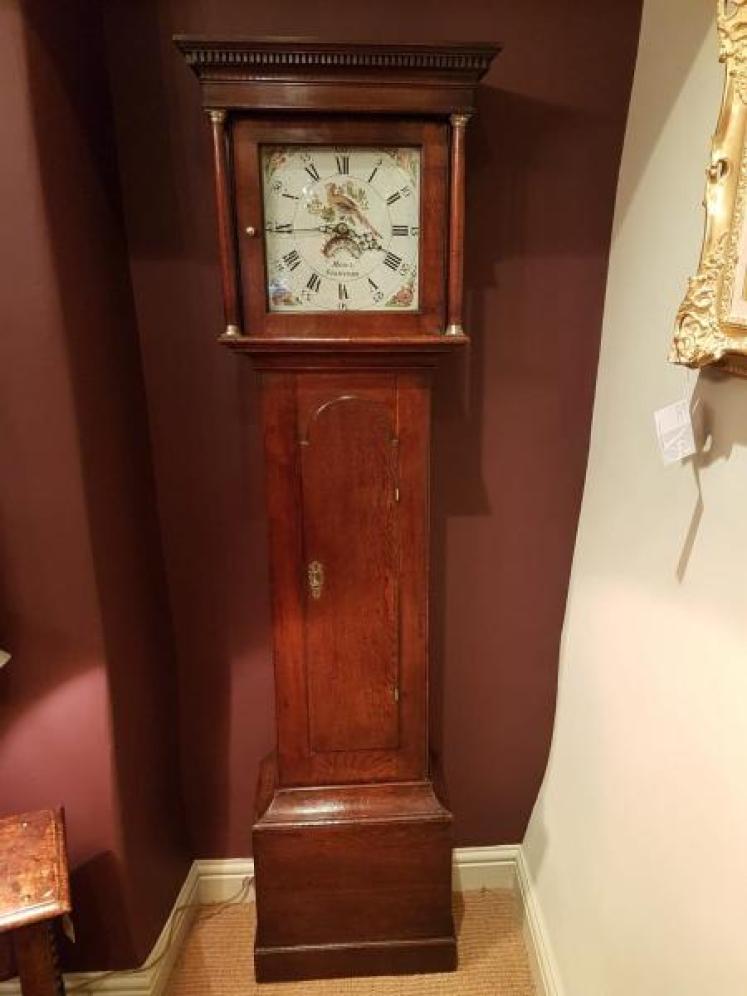 Small George III Lincolnshire Cottage Clock - Image 1