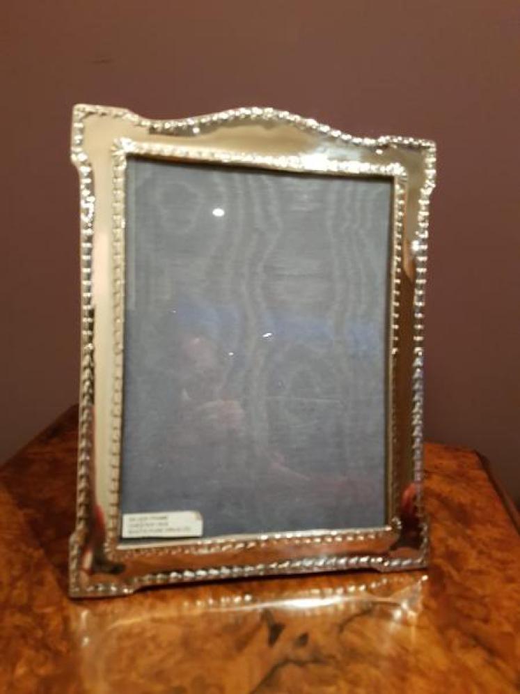 Antique Chester Silver Photo Frame - Image 1
