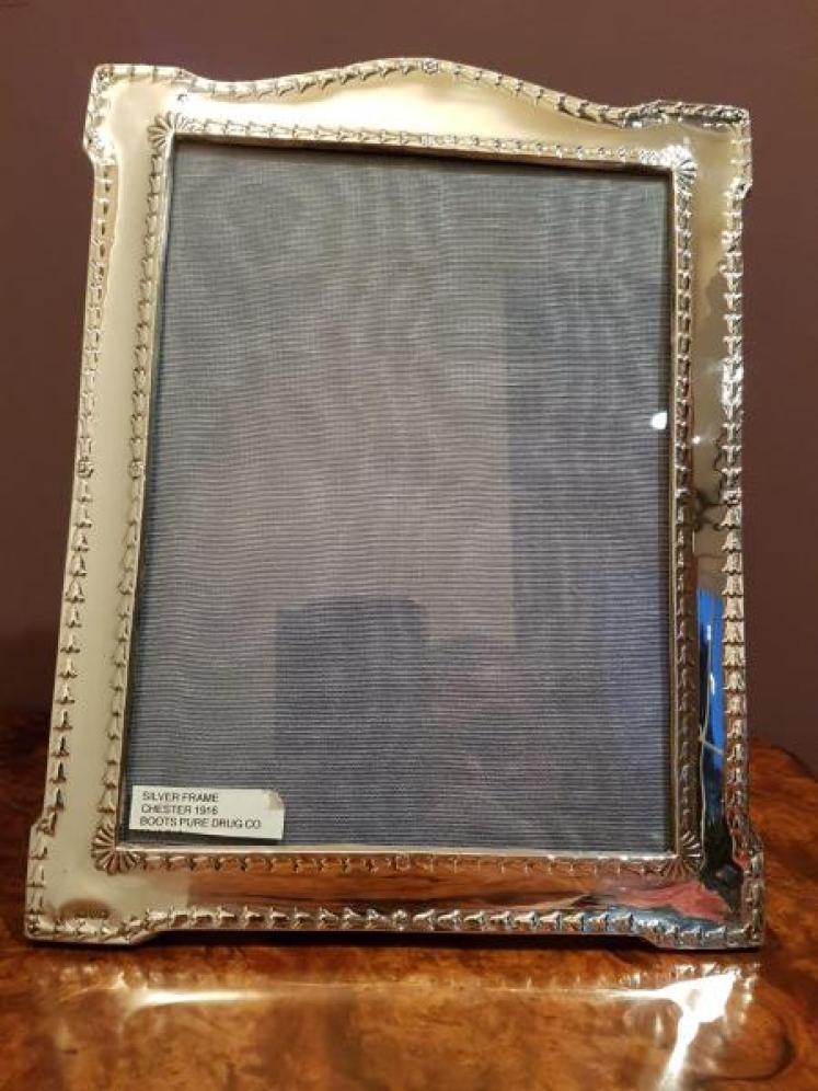 Antique Chester Silver Photo Frame - Image 5