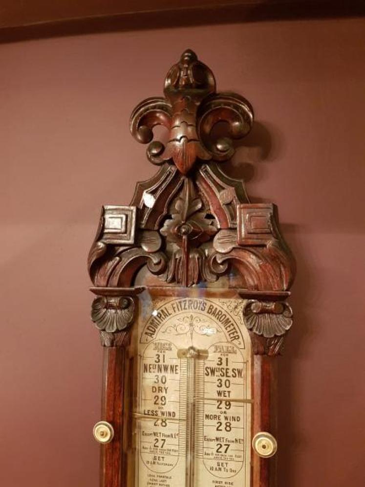 Superior Quality Antique Admiral Fitzroy Barometer  - Image 2