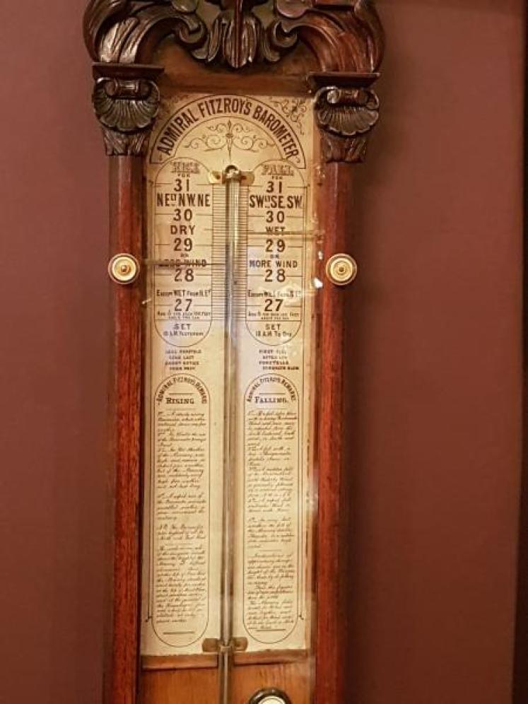 Superior Quality Antique Admiral Fitzroy Barometer  - Image 3