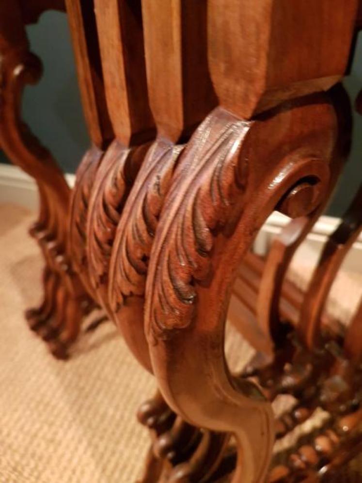 Superb Edwardian Walnut Next of Tables - Image 5