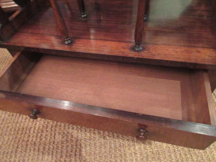 Early Victorian Antique Rosewood Music Canterbury - Image 3