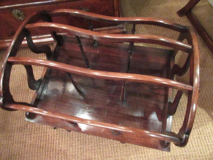 Early Victorian Antique Rosewood Music Canterbury - Image 4