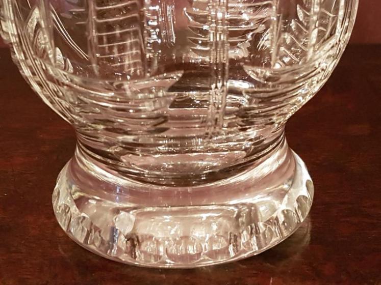Hukin & Heath Silver Mounted Cut Crystal Decanter - Image 3