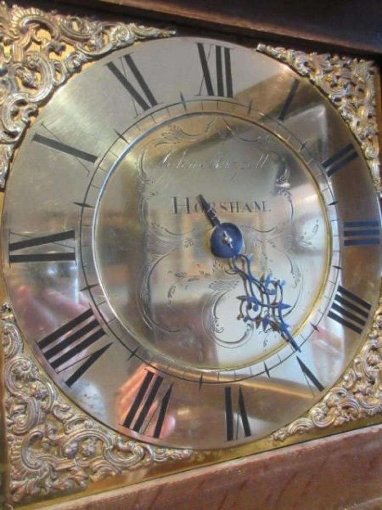 Small George II Period Horsham Cottage Longcase Clock - Image 3