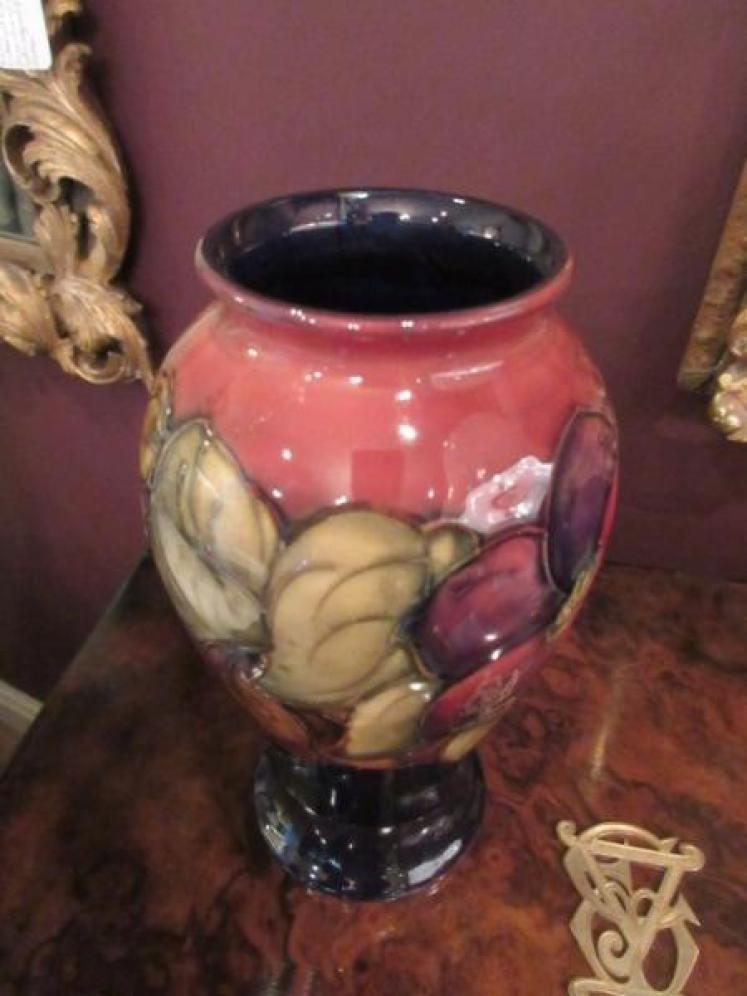 Moorcroft Clematis Flambe Glazed Vase - Image 2