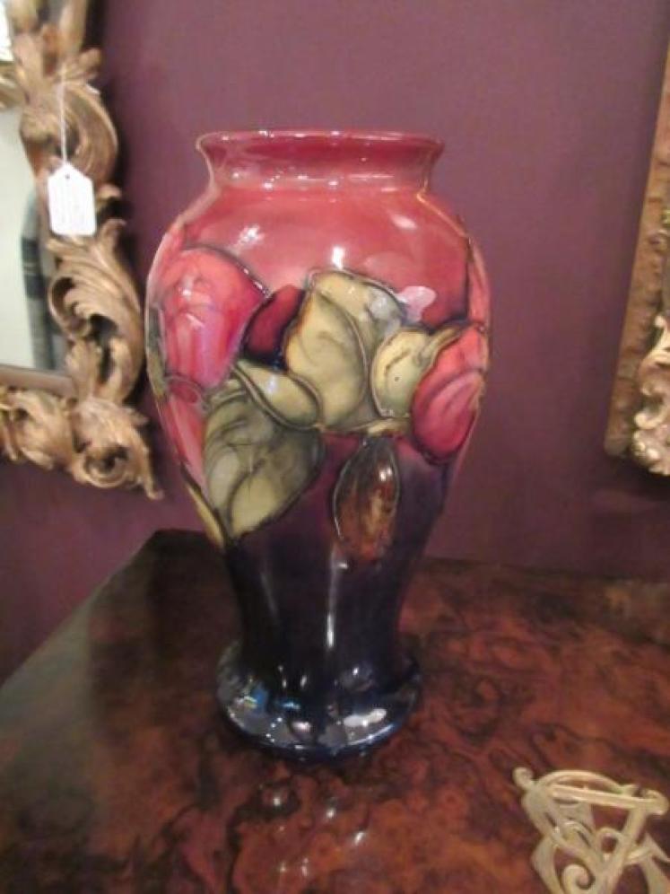 Moorcroft Clematis Flambe Glazed Vase - Image 5