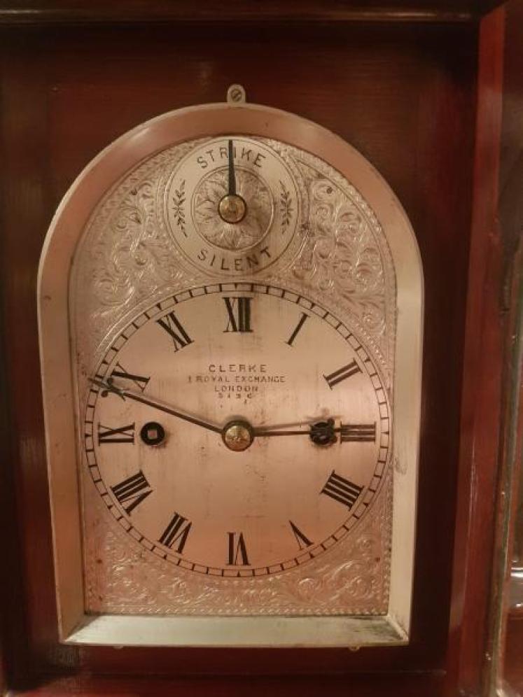 Small 19th Century Double Fusee Bracket Clock - Image 2