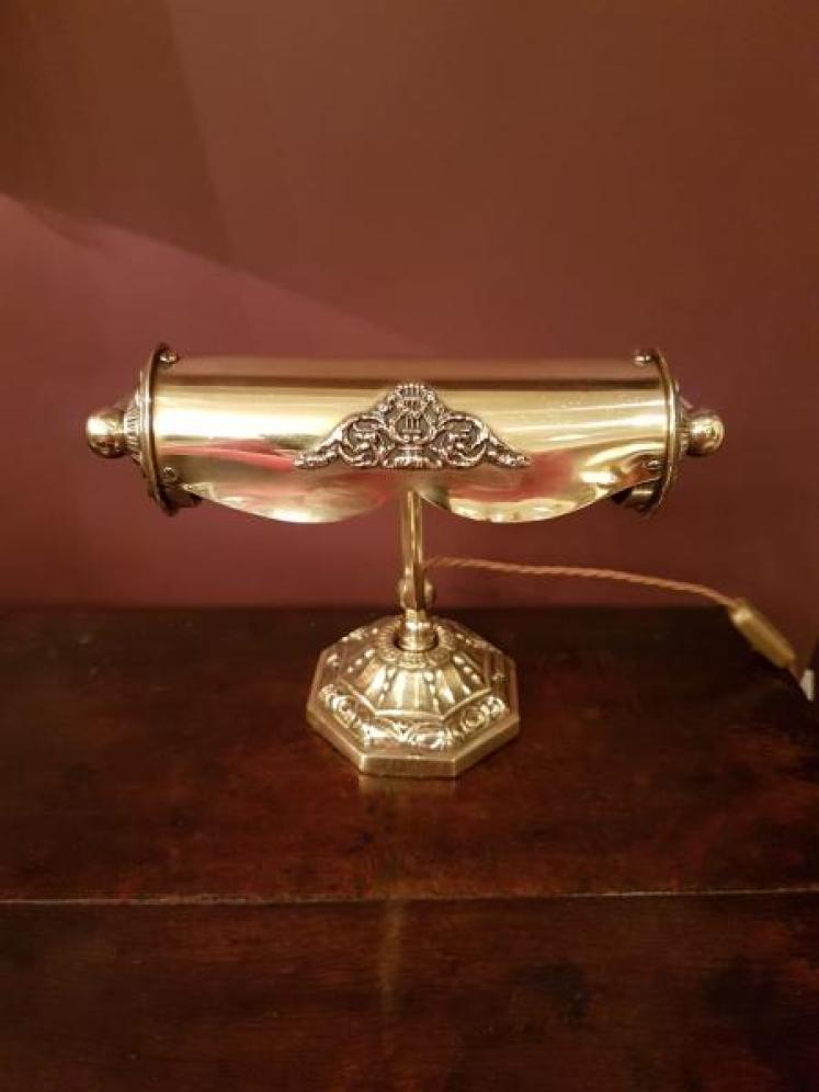 Superb Edwardian Brass Adjustable Desk Lamp - Image 2