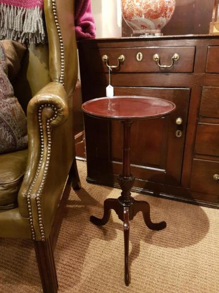 Antique Edwardian Mahogany Wine Table - Image 1