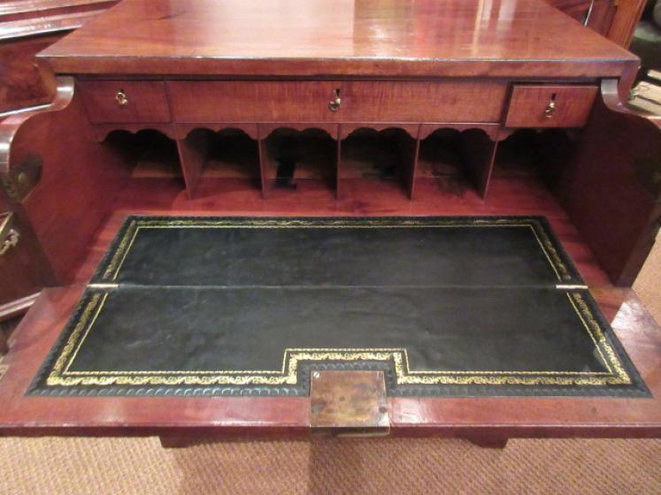 Small George III Antique Secretaire Military Chest - Image 2