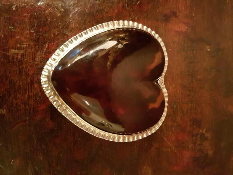Victorian Silver Domed Tortoise Shell Topped Ring Box - Image 2