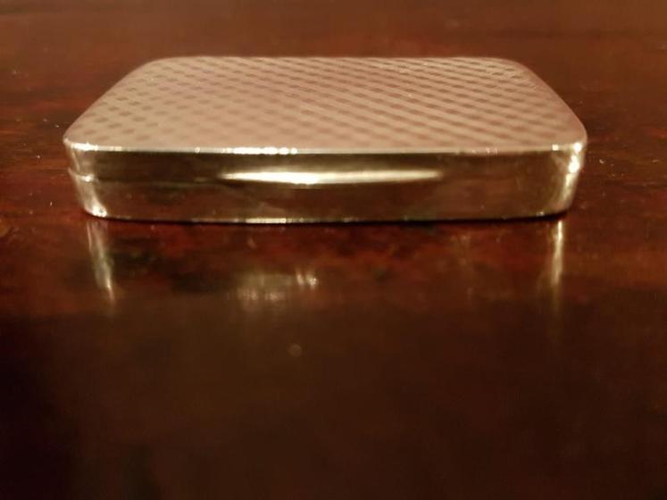Antique Silver Engraved Table Vesta Case - Image 2