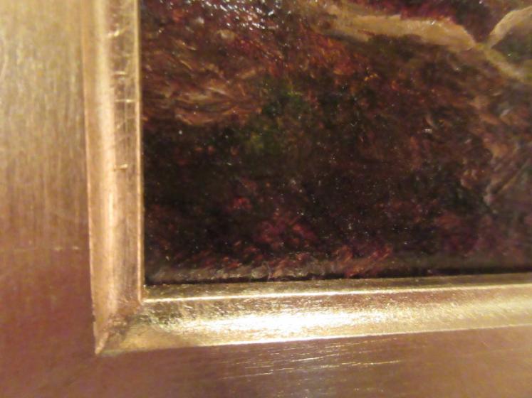 Fine Victorian Oil Painting 'On the Llugwy' North Wales - Image 3