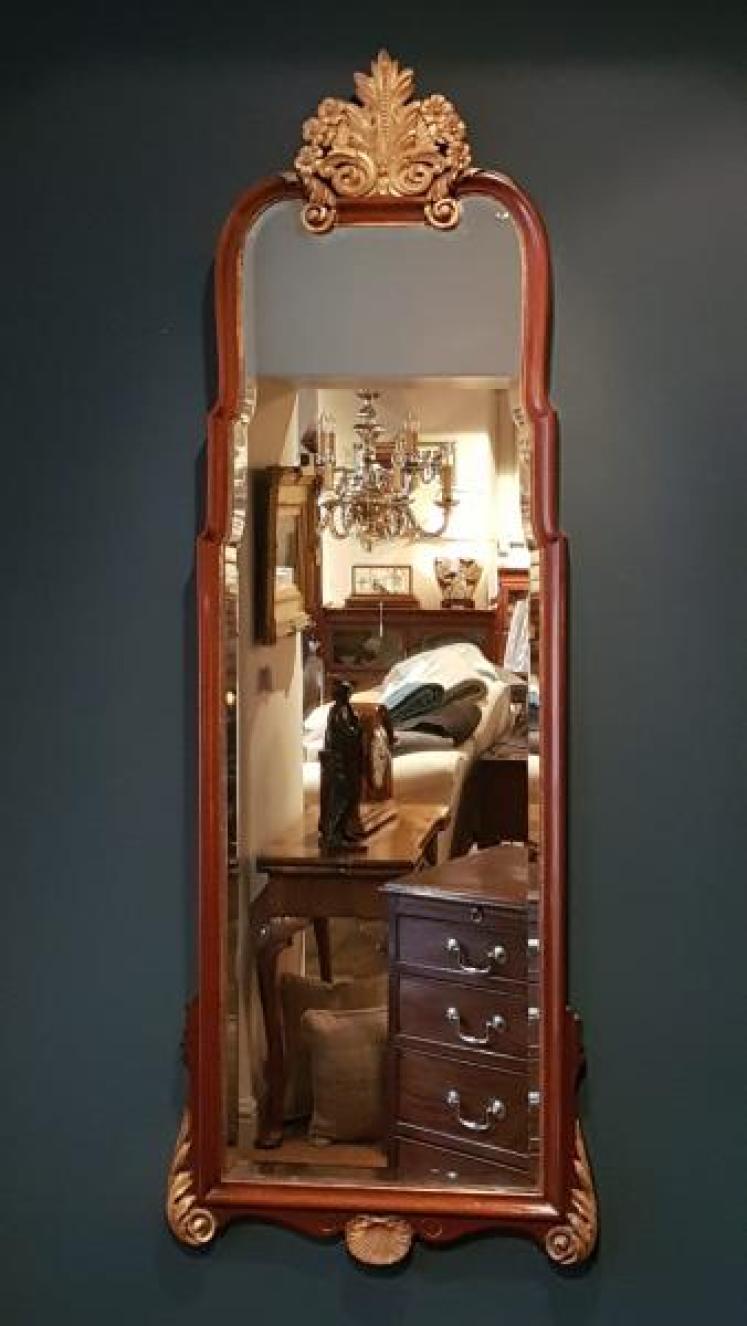 Fine George II Style Full Length Mirror - Image 1