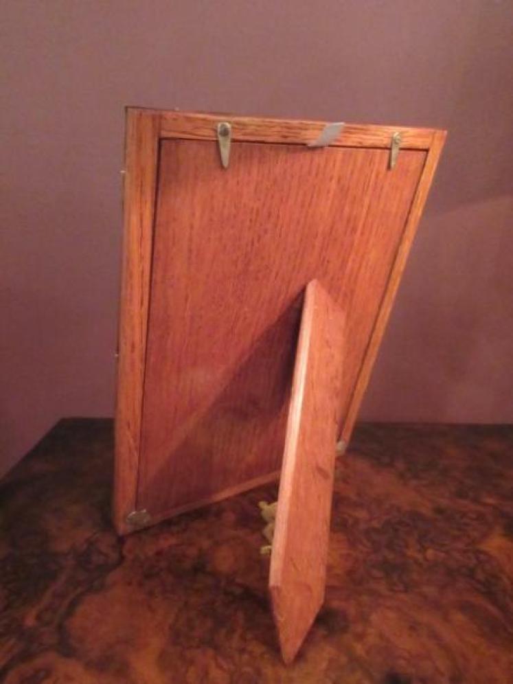 George V Period Silver Decorative Edge Photo Frame - Image 4
