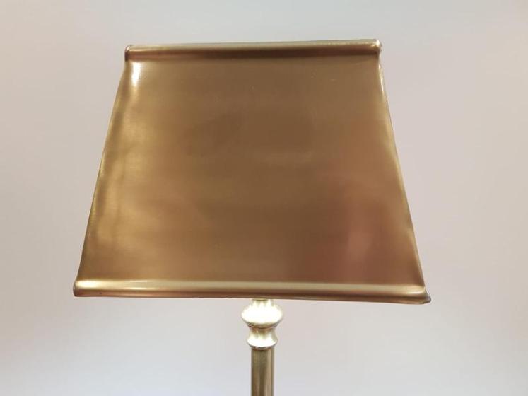  Antiqued Brass Finish Candlestick Lamp  - Image 2