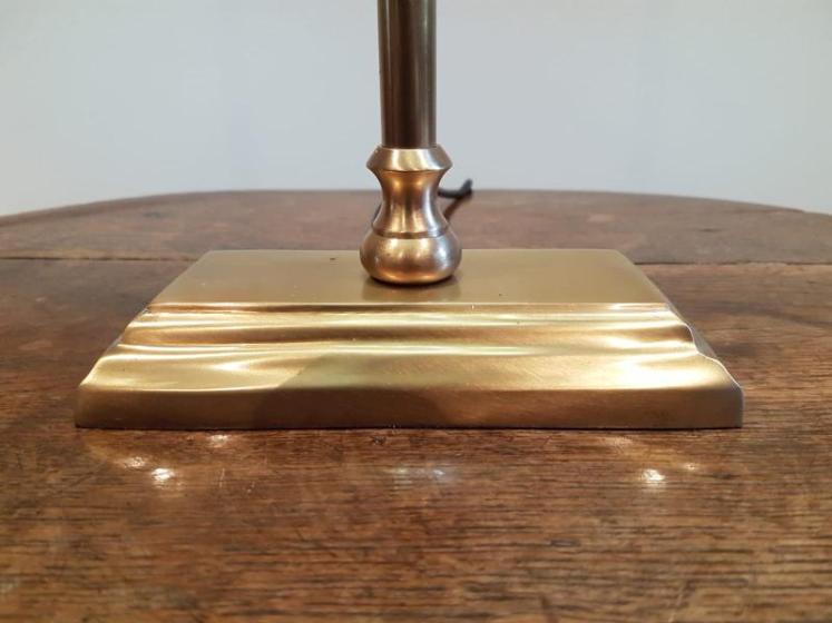  Antiqued Brass Finish Candlestick Lamp  - Image 3