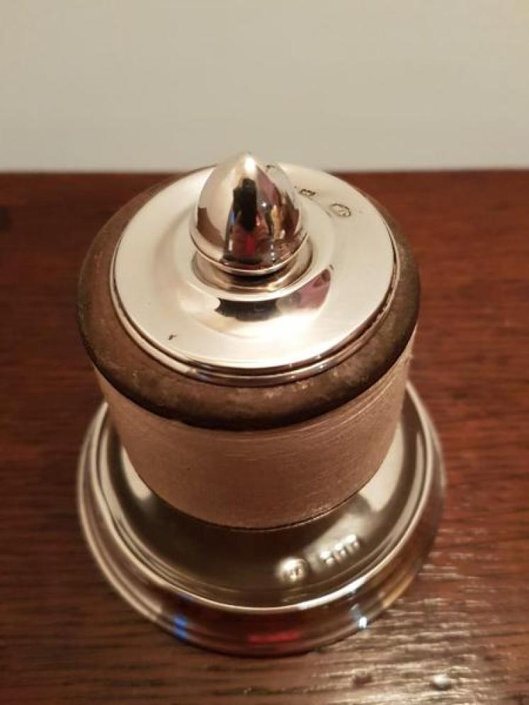 George V Period Silver Cotton Dispenser - Image 5