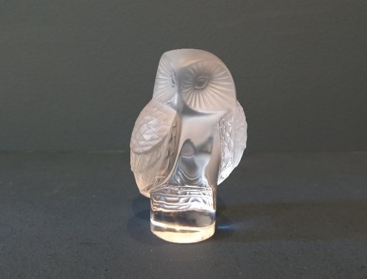 Lalique Opalescent 'Hibou' Owl - Image 7