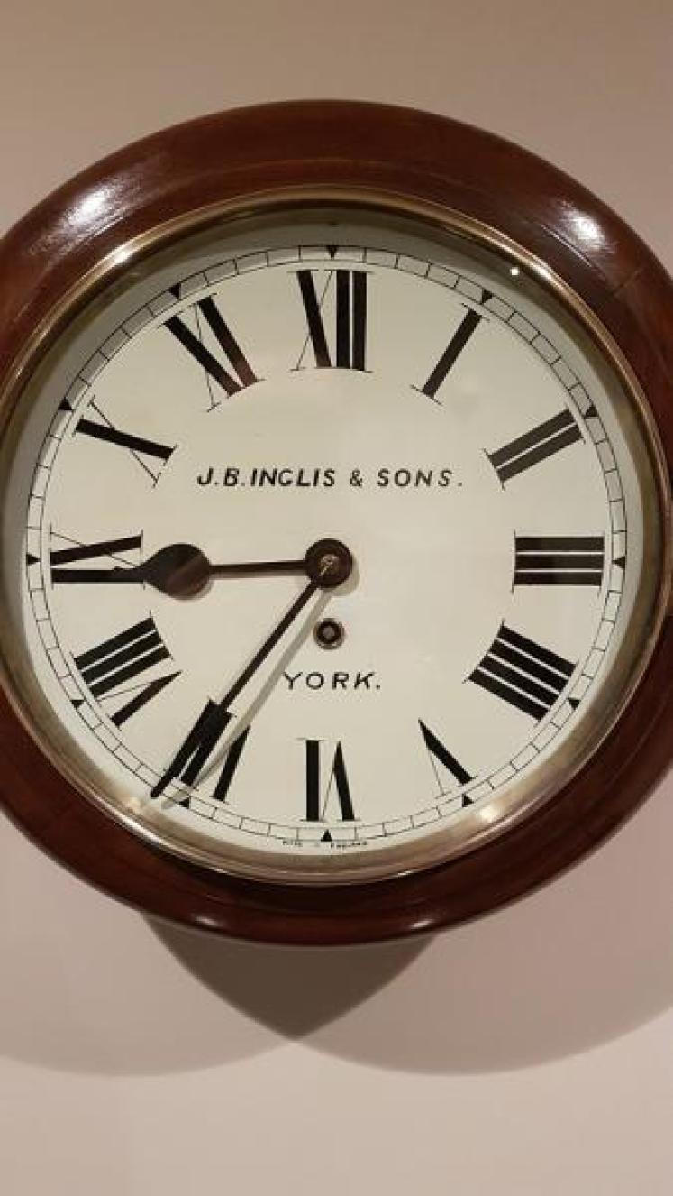 Late Victorian Mahogany 8 Day English Dial Clock - Image 2