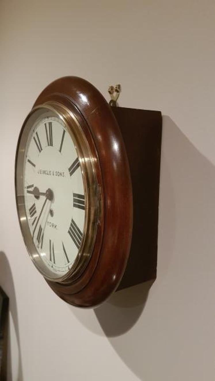 Late Victorian Mahogany 8 Day English Dial Clock - Image 5