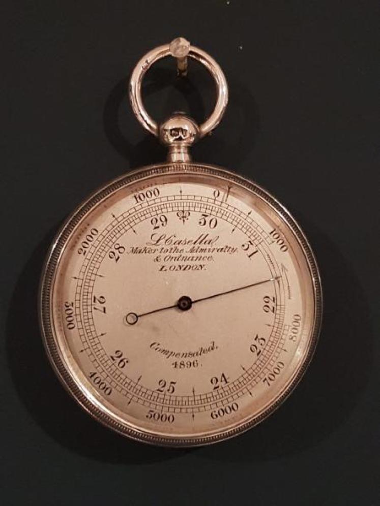 Victorian Silver Pocket Barometer - Image 1