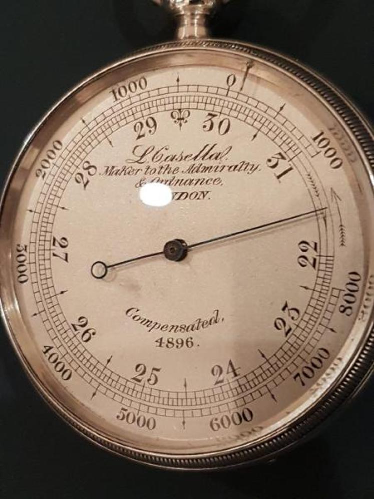 Victorian Silver Pocket Barometer - Image 5
