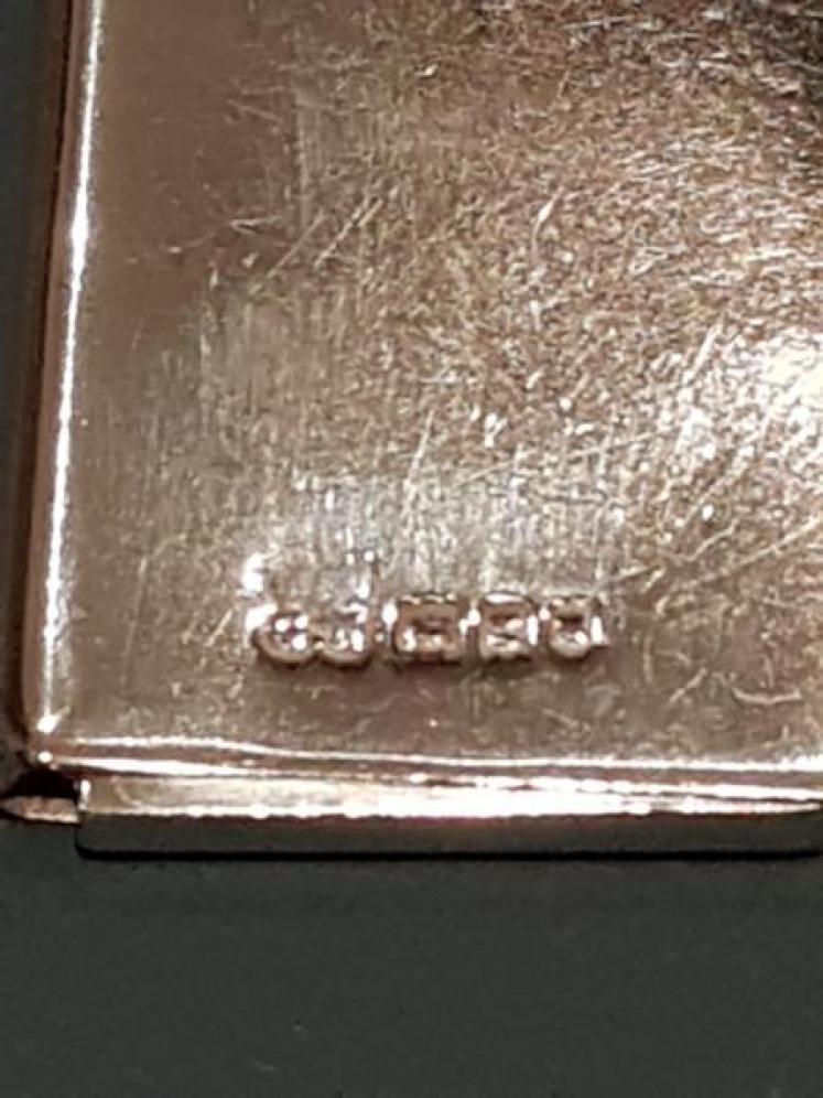 Edwardian Silver Double Stamp Fob - Image 3