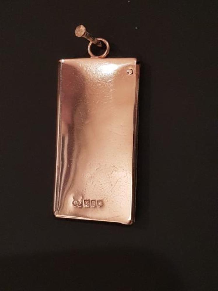 Edwardian Silver Double Stamp Fob - Image 5