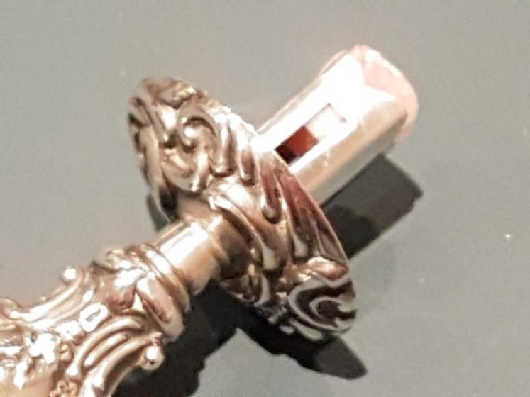 Edwardian Silver Wax Seal Holder By Adie & Lovekin  - Image 2