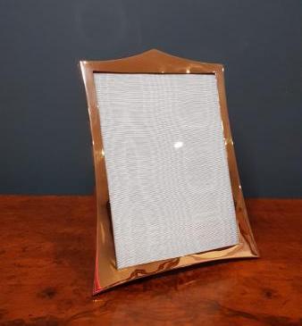 Large Antique George V Period Silver Photo Frame