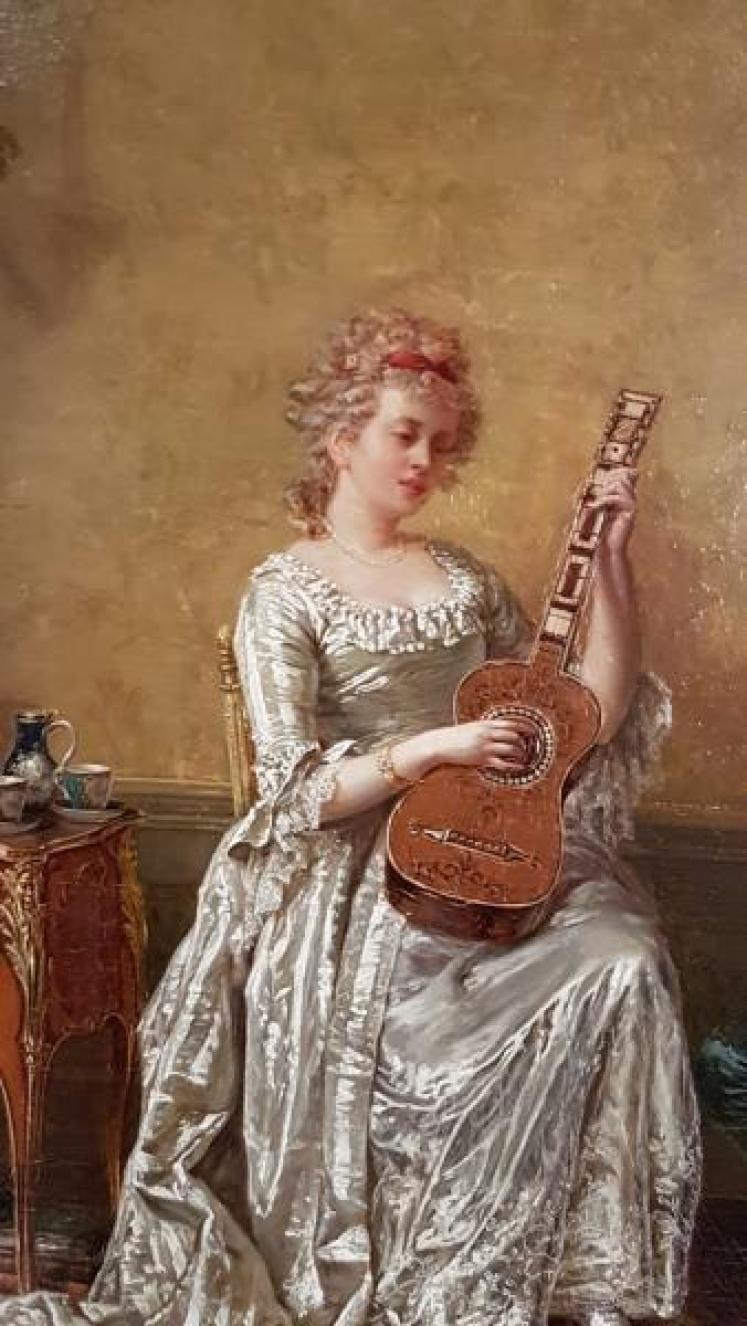 Superb Antique Oil on Canvas by Talbot Hughes - Image 2