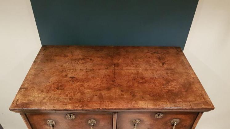 Superb Small George II Walnut Chest on Stand - Image 3