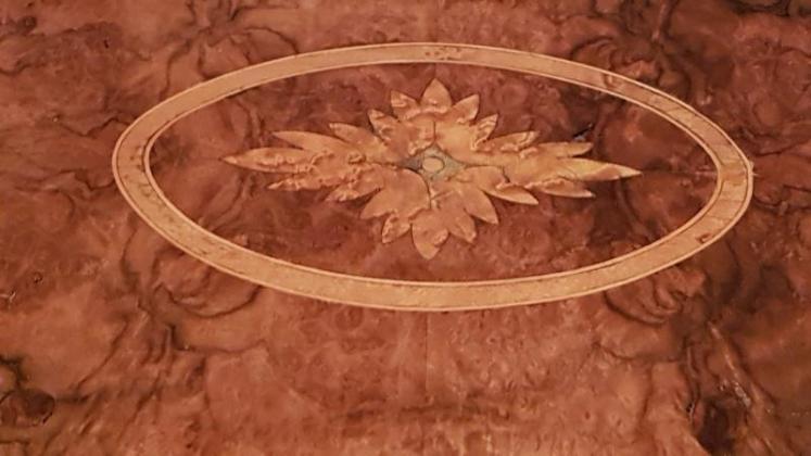 Superb Mid Victorian Burr Inlaid Walnut Lamp Table - Image 5
