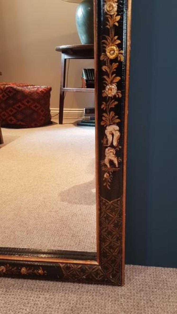 Impressive Large Antique Chinoiserie Mirror - Image 4