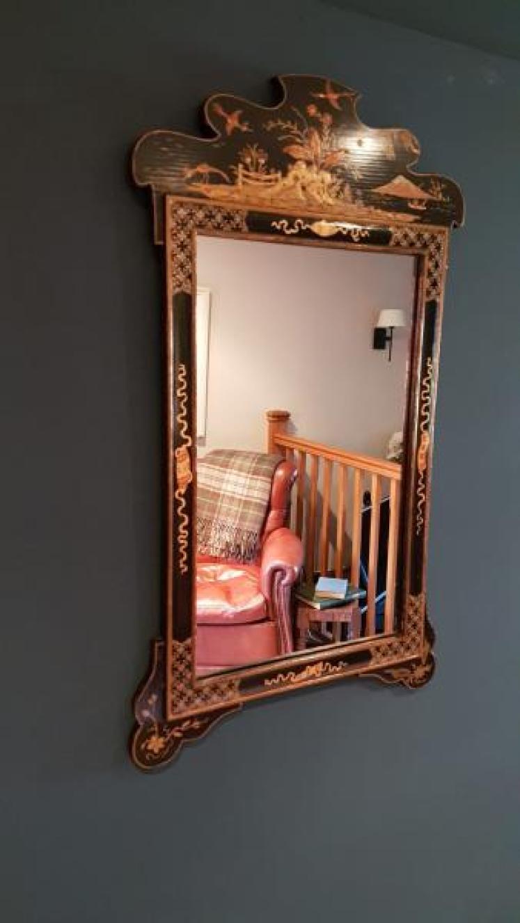Antique Chinoiserie Mirror - Image 1