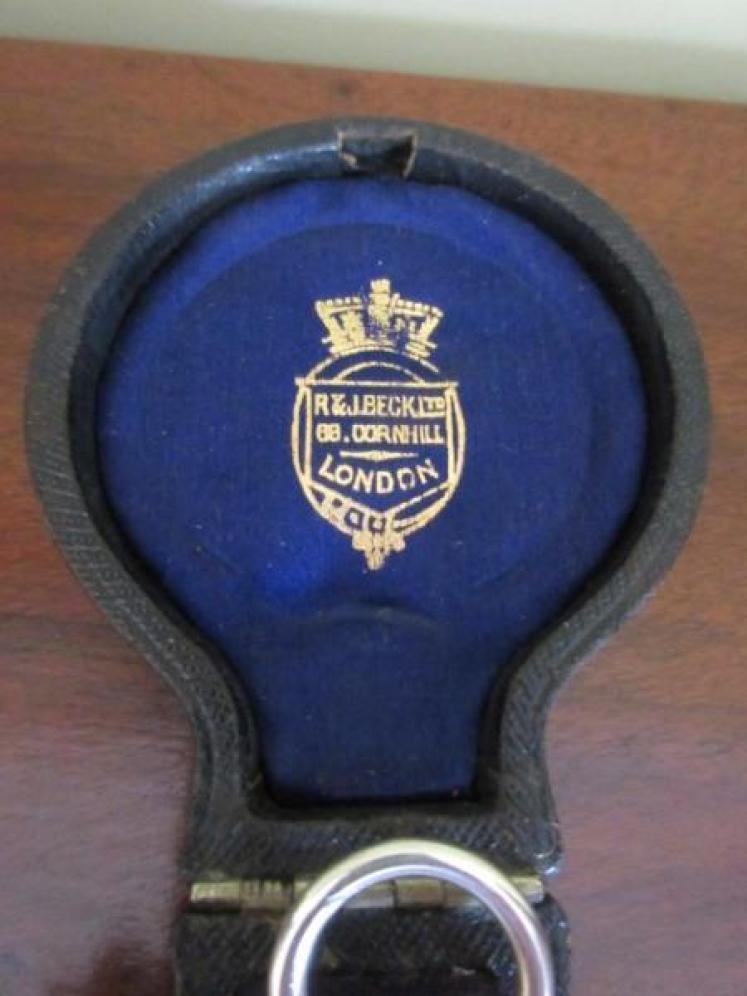 Superb Antique Silver Pocket Barometer & Case - Image 6