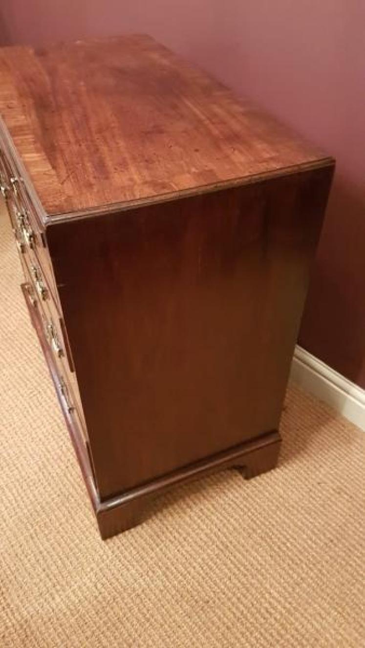 Fine George III Period Brushing Slide Chest of Drawers - Image 7