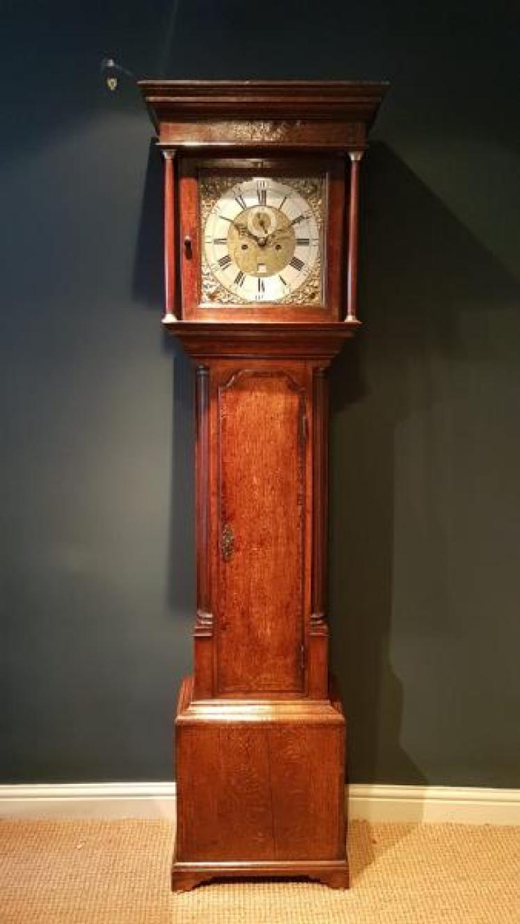 Superb George III Oak 8 Day Preston Longcase Clock - Image 1