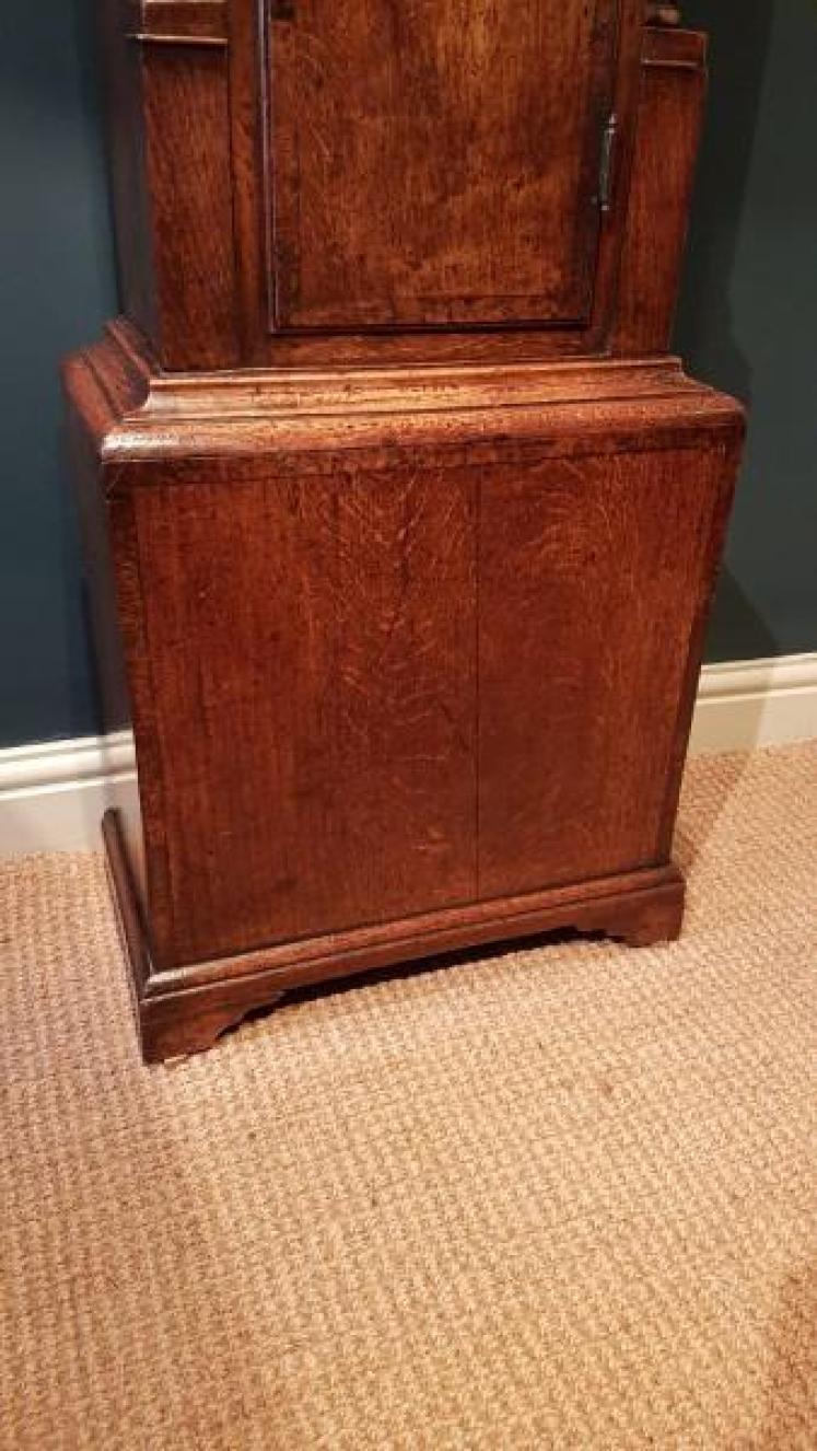 Superb George III Oak 8 Day Preston Longcase Clock - Image 4