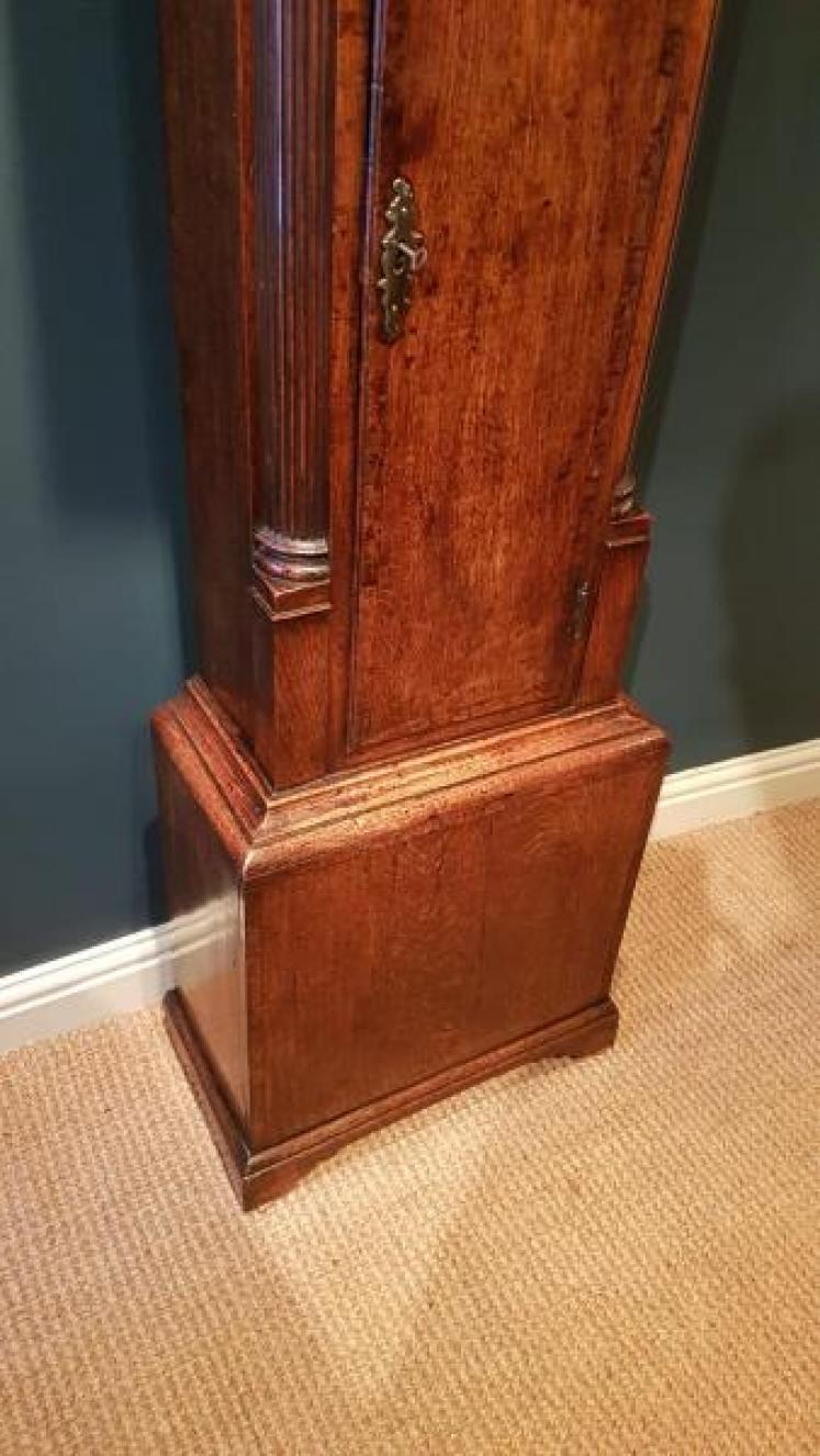 Superb George III Oak 8 Day Preston Longcase Clock - Image 7