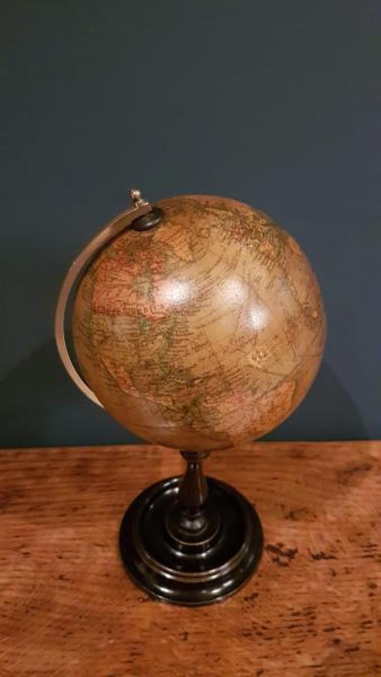Antique 1920's Geographica 6" Terrestrial Globe - Image 6